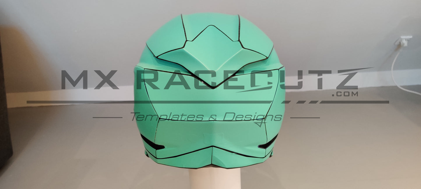 BELL MOTO 10 - SIZE XLARGE & XXLARGE TEMPLATE