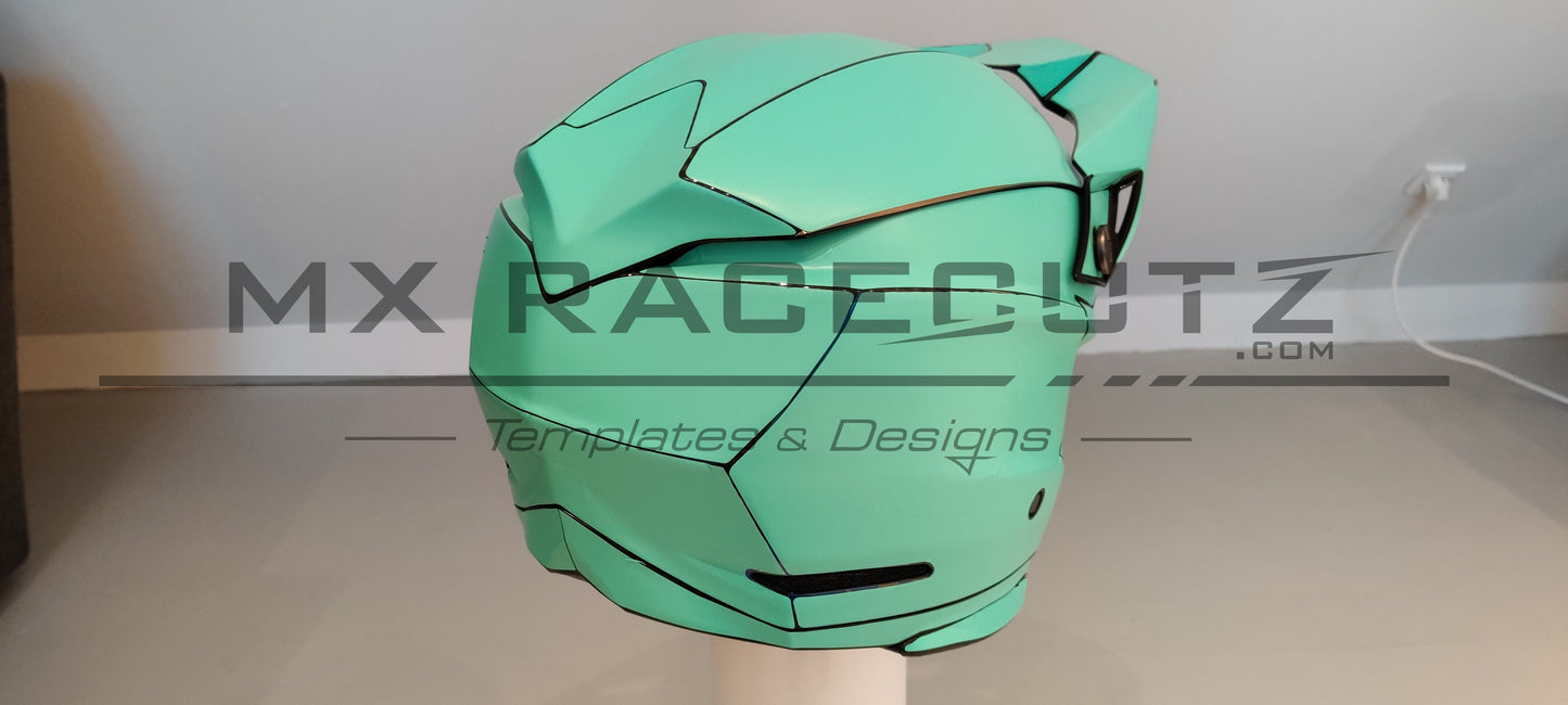 BELL MOTO 10 - SIZE XLARGE & XXLARGE TEMPLATE