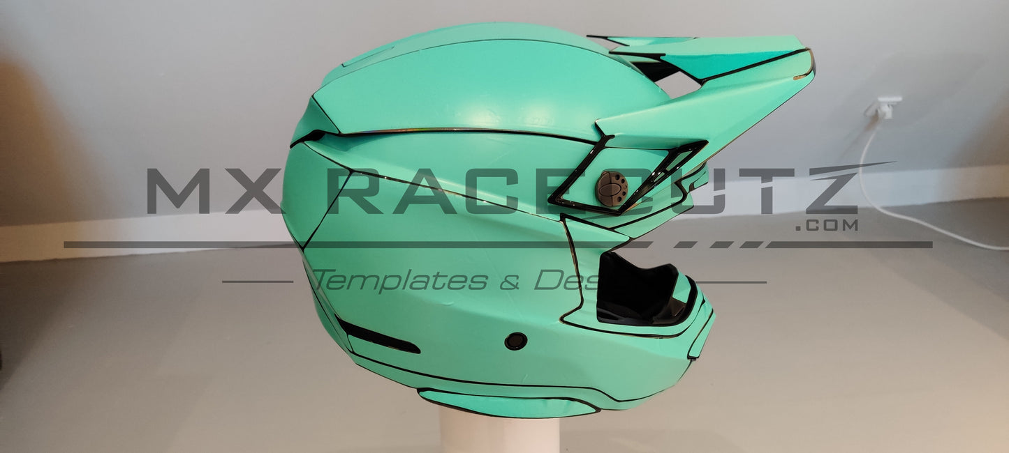 BELL MOTO 10 - SIZE XLARGE & XXLARGE TEMPLATE