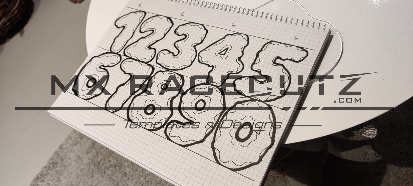 RACING NUMBER PACK 7