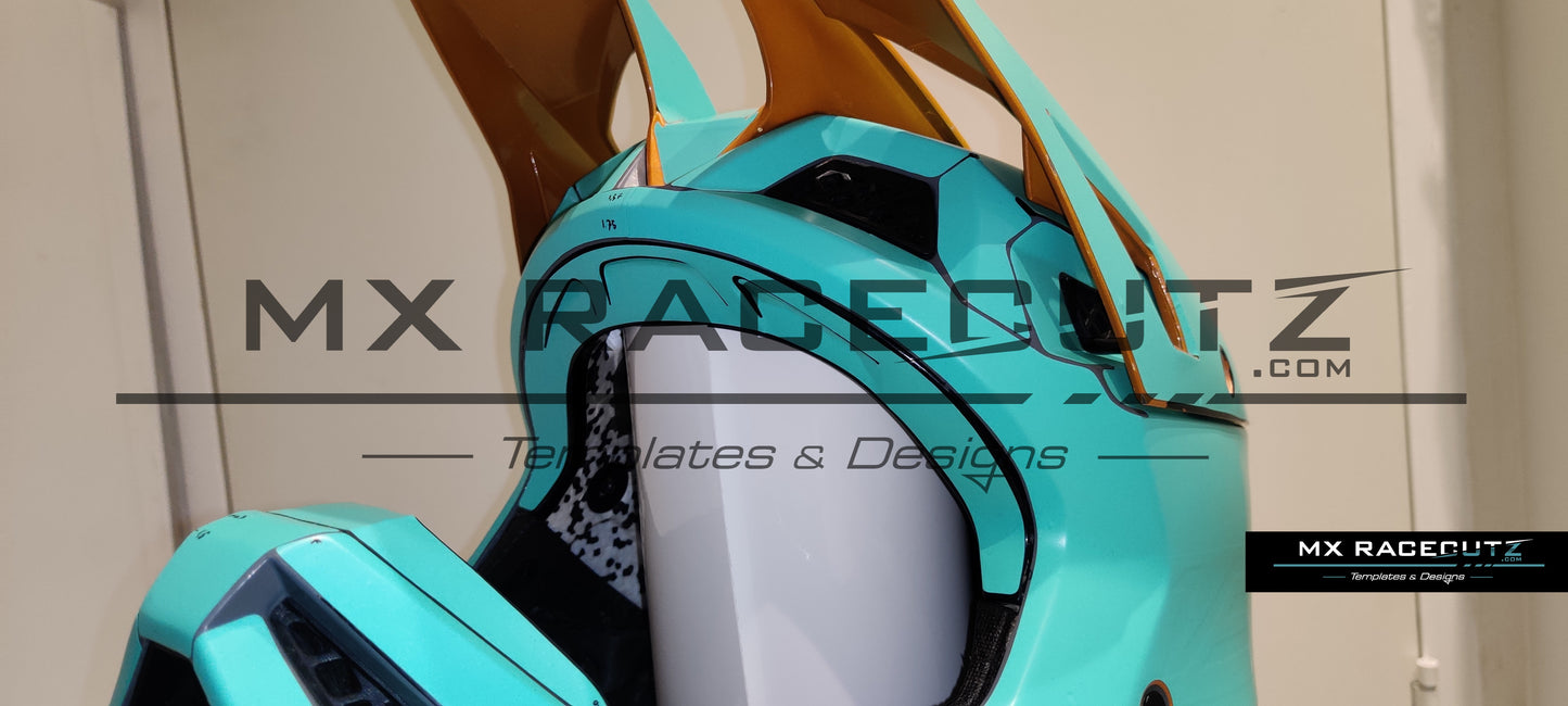 FOX V3-RS 2019-2023 - SIZE MEDIUM TEMPLATE