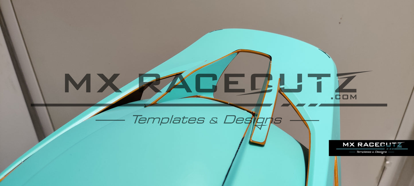 FOX V3-RS 2019-2023 - SIZE MEDIUM TEMPLATE