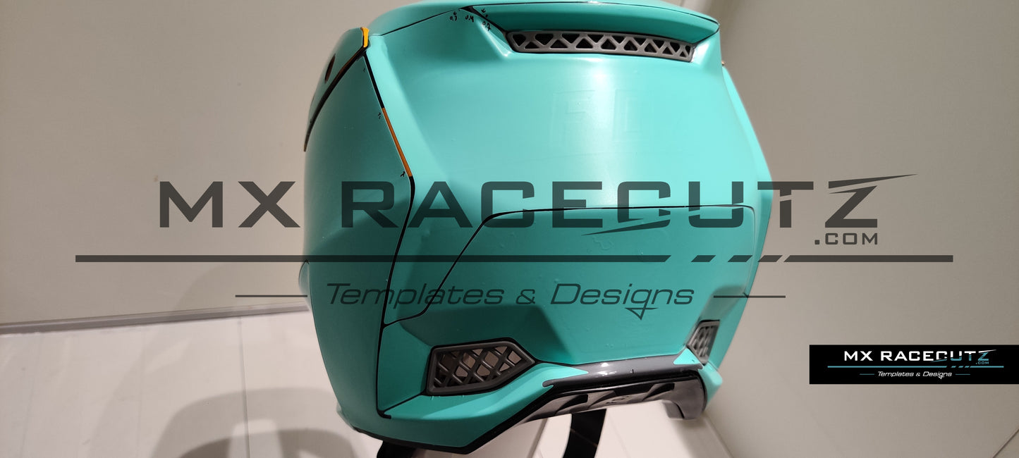 FOX V3-RS 2019-2023 - SIZE MEDIUM TEMPLATE