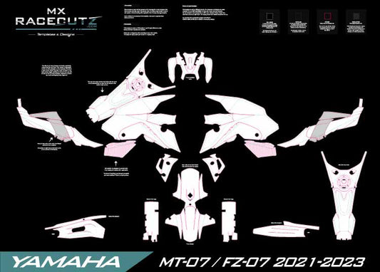 YAMAHA FZ & MT-07 2021-2024 TEMPLATE