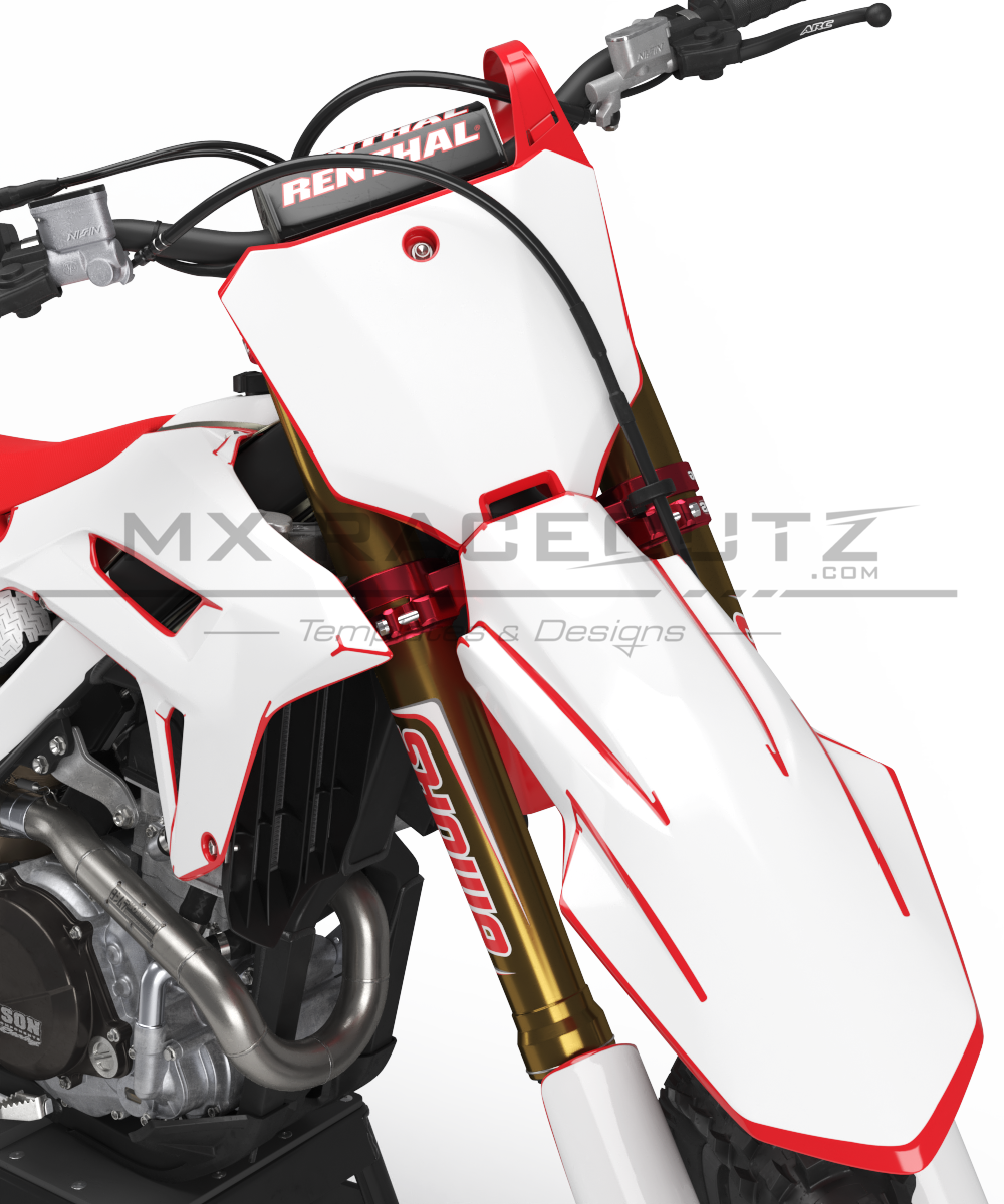 HONDA CRF 250 2022-2024 & CRF 450 2021-2024 TEMPLATE