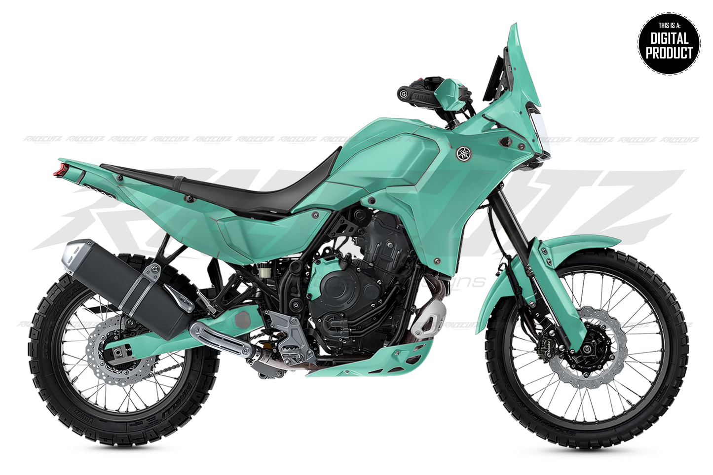 YAMAHA TENERE 700 2025 - 2 VIEW MOCKUP