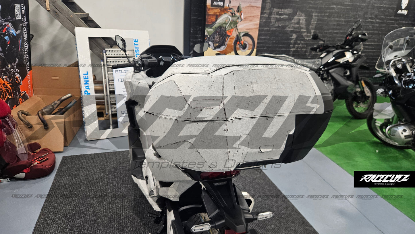 HONDA TOP CASE 50L FOR ADV 350 & X-ADV 750 & FORZA 750 & NT 1100 TEMPLATE