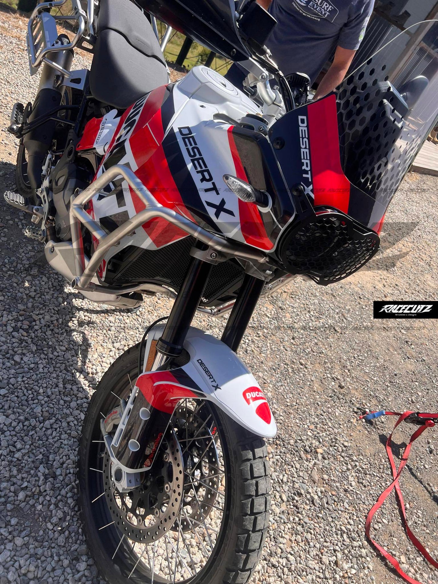 DUCATI DESERT X TEMPLATE