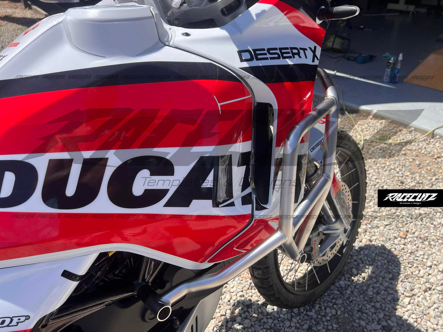 DUCATI DESERT X TEMPLATE