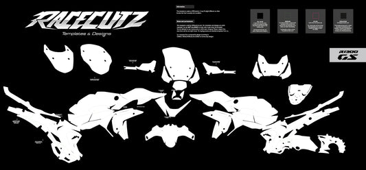 BMW R 1300 GS 2023-2026 TEMPLATE