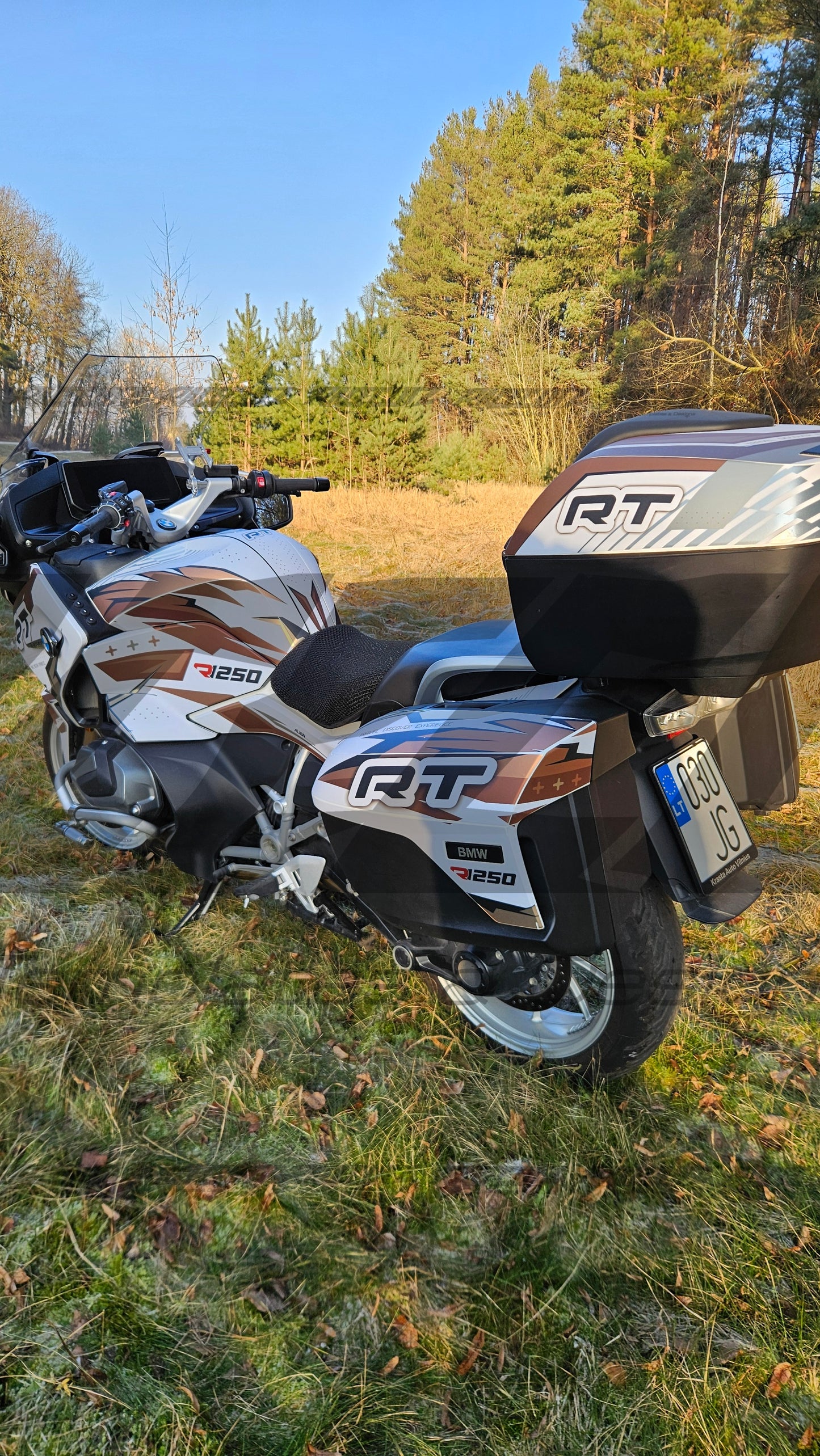 BMW R 1250 RT 2021-2025 PANNIERS TEMPLATE