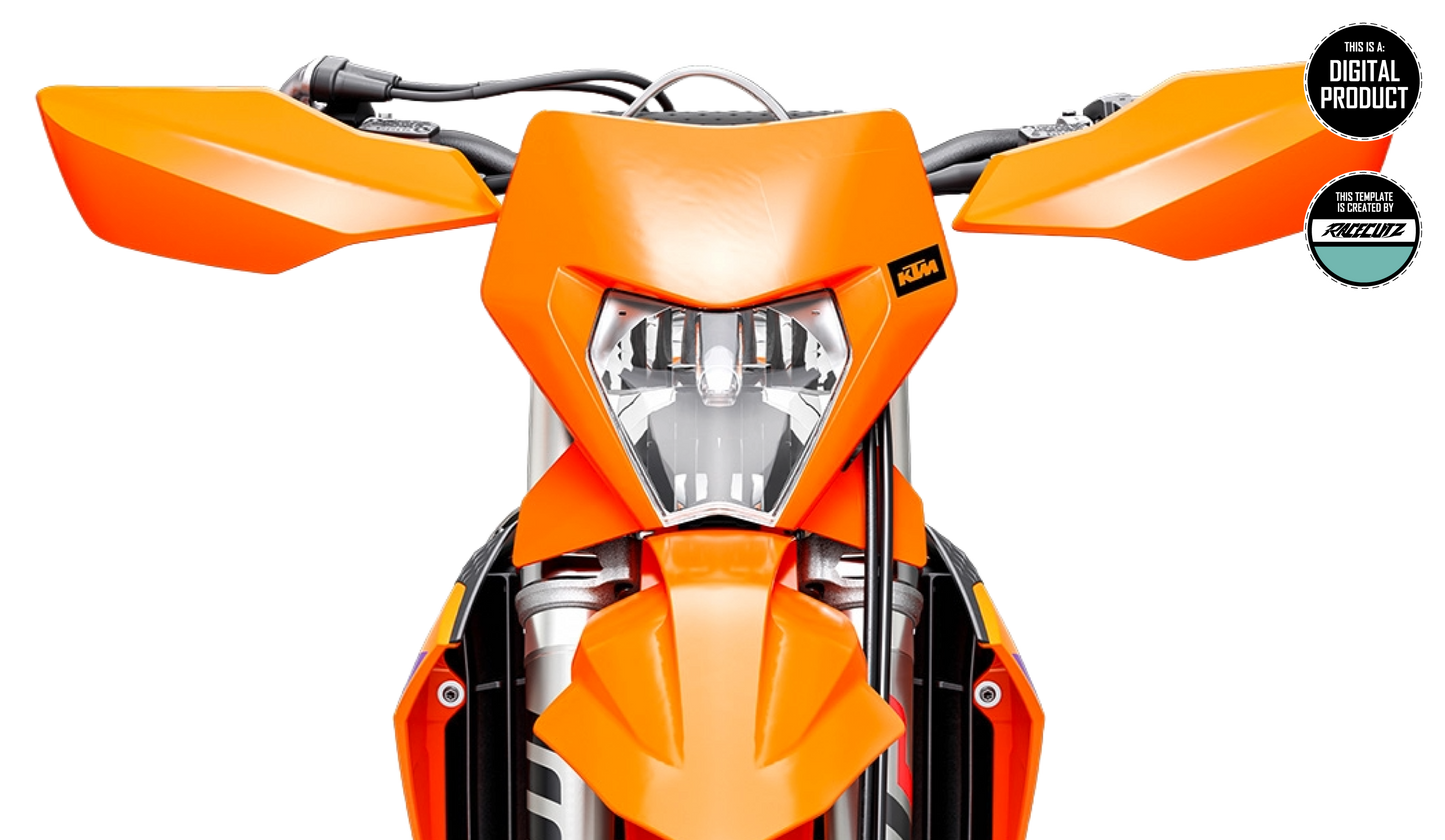 KTM/GASGAS 2024+ OEM HANDGUARDS TEMPLATE