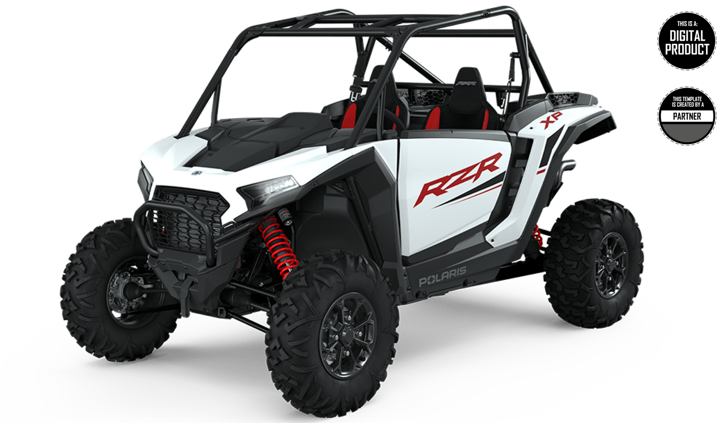 POLARIS RZR 1000 XP 2024-2025 2 SEATS TEMPLATE