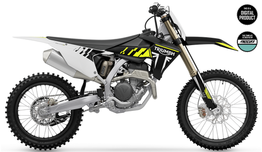 TRIUMPH TF 250-X 2024-2025 - FRAME TEMPLATE
