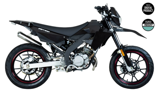 VIARELLI SM 50 & ZÜNDAPP ZXE+ZXM 50 & MASAI X-RAY TEMPLATE
