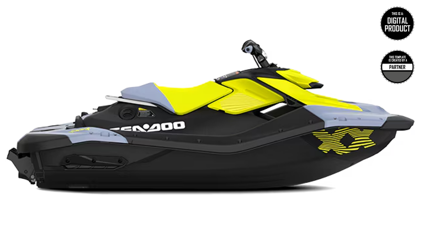 SEADOO SPARK & TRIXX 1UP & 2UP 2024-2025 TEMPLATE