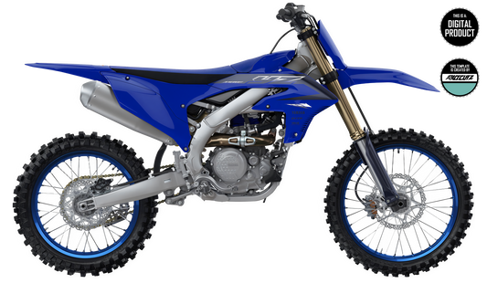 YAMAHA YZF 250 2024+ & 450 2023+ & Fantic XXF 450 2023+ FRAME TEMPLATE