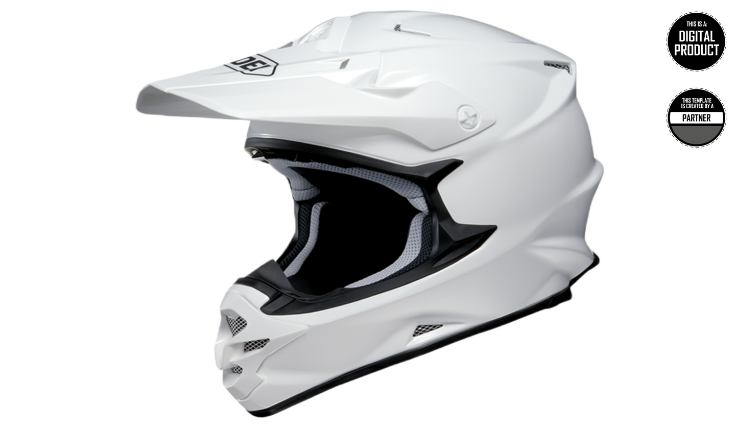 SHOEI VFX-W - SIZE SMALL & MEDIUM TEMPLATE