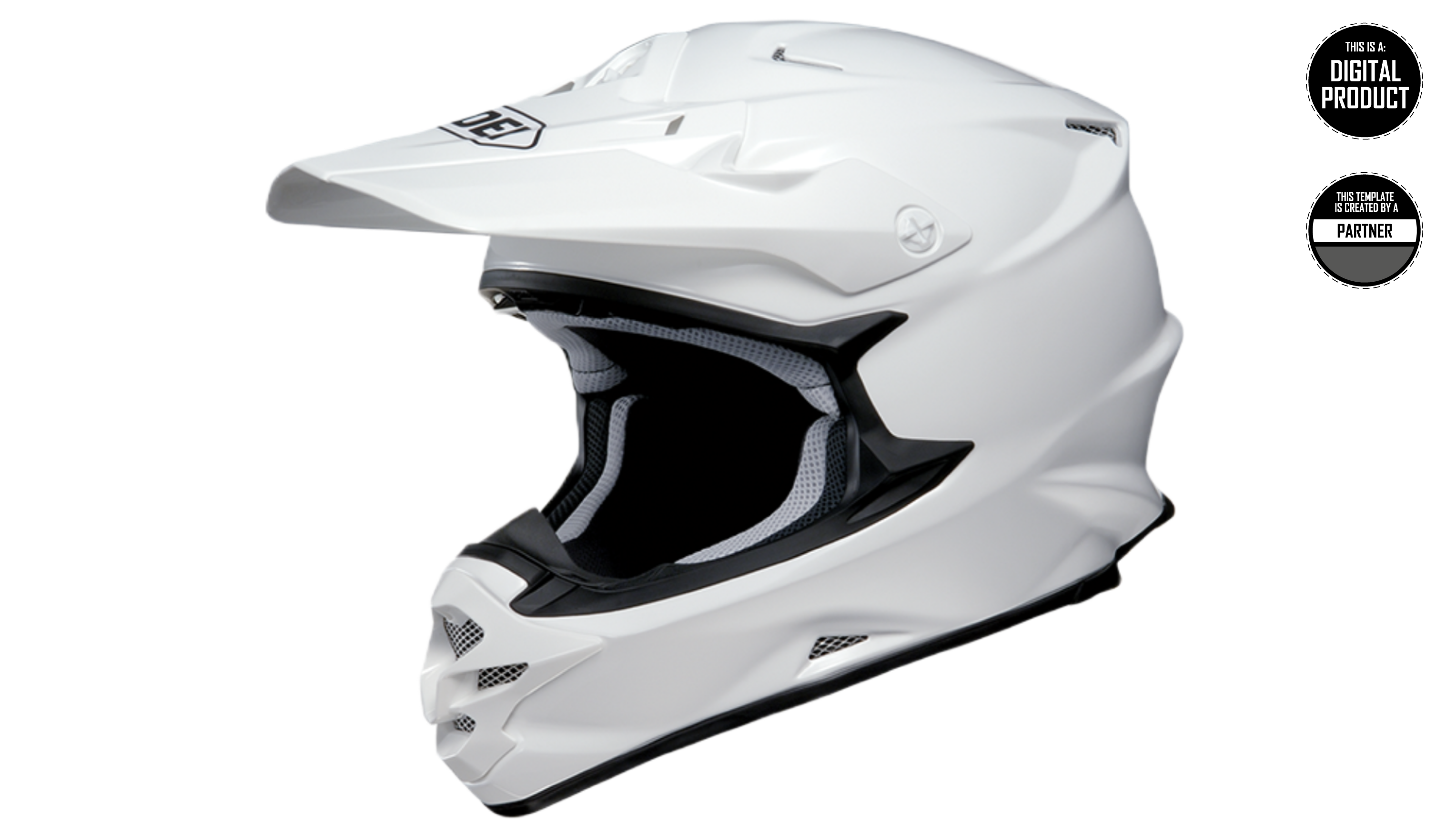 SHOEI VFX-W - SIZE SMALL & MEDIUM TEMPLATE – RaceCutz