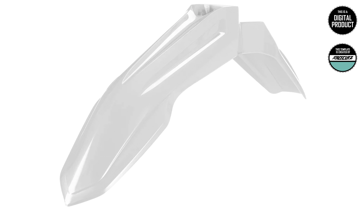 SHERCO SE & SEF 2024-2025 FRONT FENDER TEMPLATE