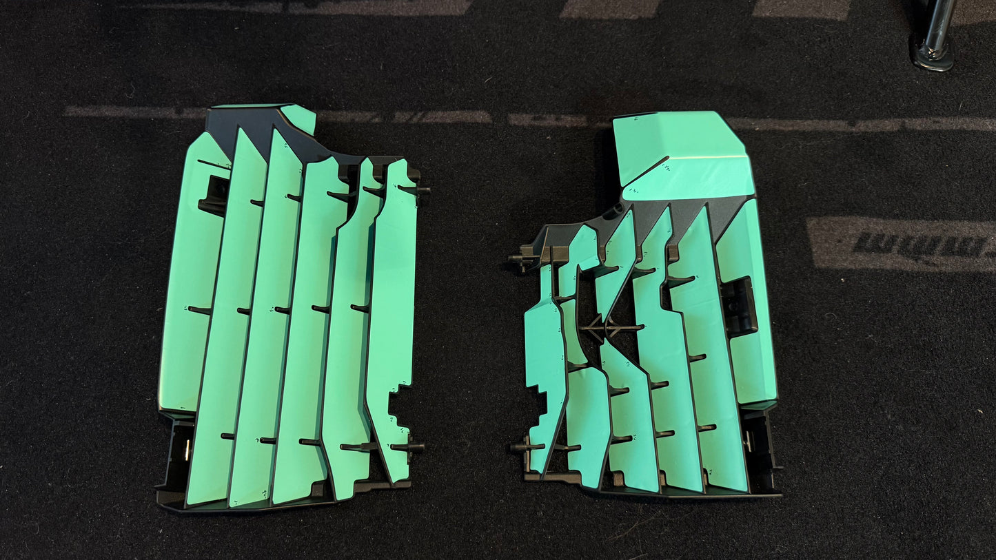 SUZUKI DR-Z4S & SM 2025 - RADIATOR GUARDS TEMPLATE