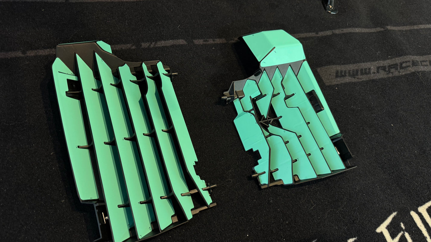 SUZUKI DR-Z4S & SM 2025 - RADIATOR GUARDS TEMPLATE