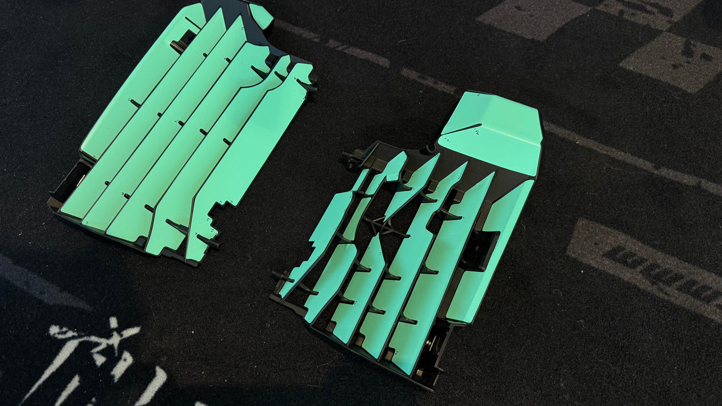 SUZUKI DR-Z4S & SM 2025 - RADIATOR GUARDS TEMPLATE