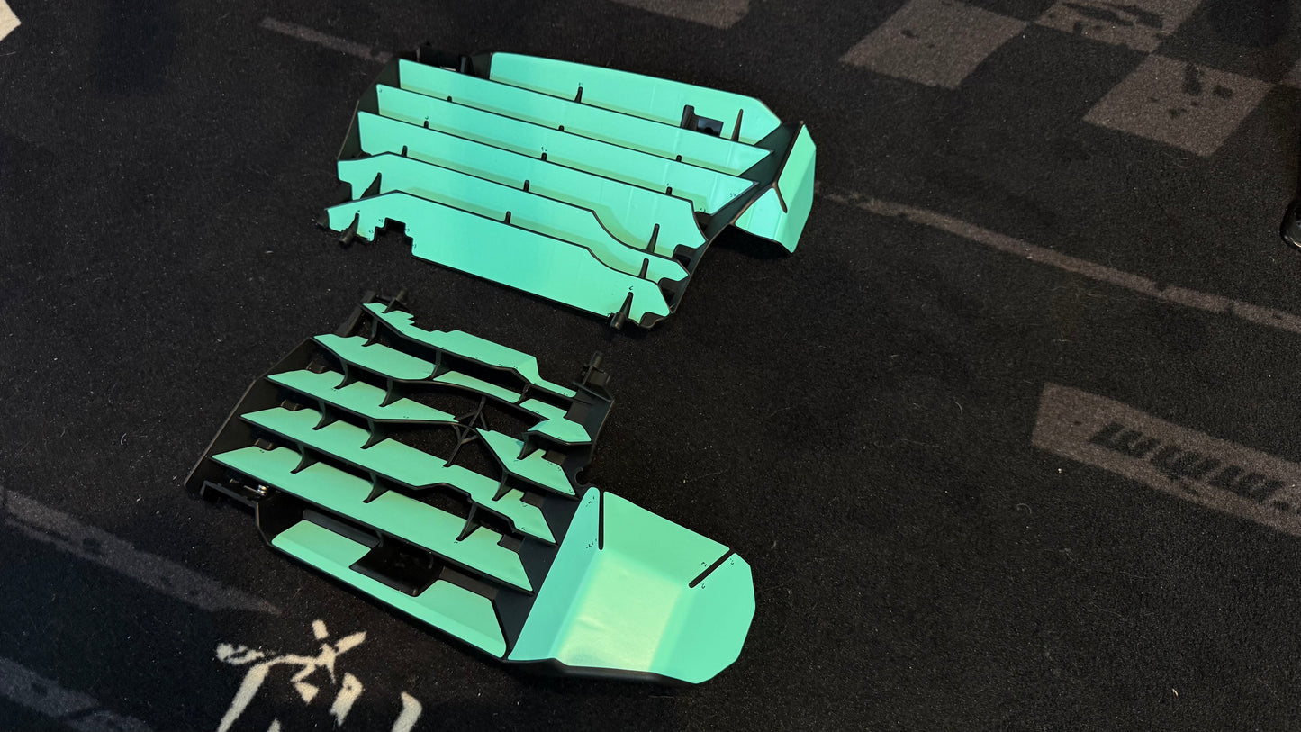 SUZUKI DR-Z4S & SM 2025 - RADIATOR GUARDS TEMPLATE