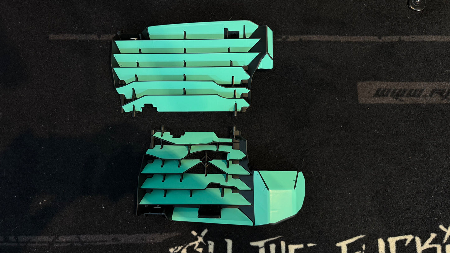 SUZUKI DR-Z4S & SM 2025 - RADIATOR GUARDS TEMPLATE