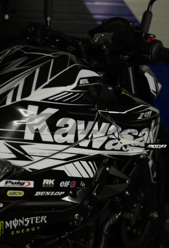 KAWASAKI Z400 2017-2024 TEMPLATE
