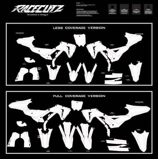 HONDA CRF 250 RX 2025 & CRF 450 2025 RX TEMPLATE