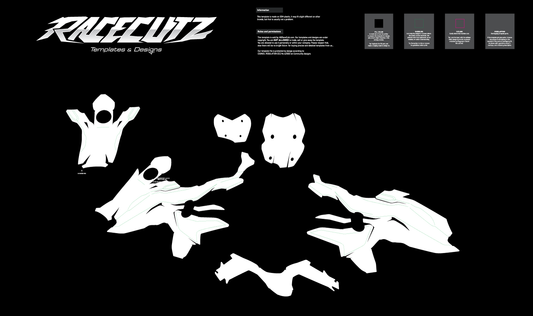 BMW F750 & 850 GS 2018-2024 TEMPLATE