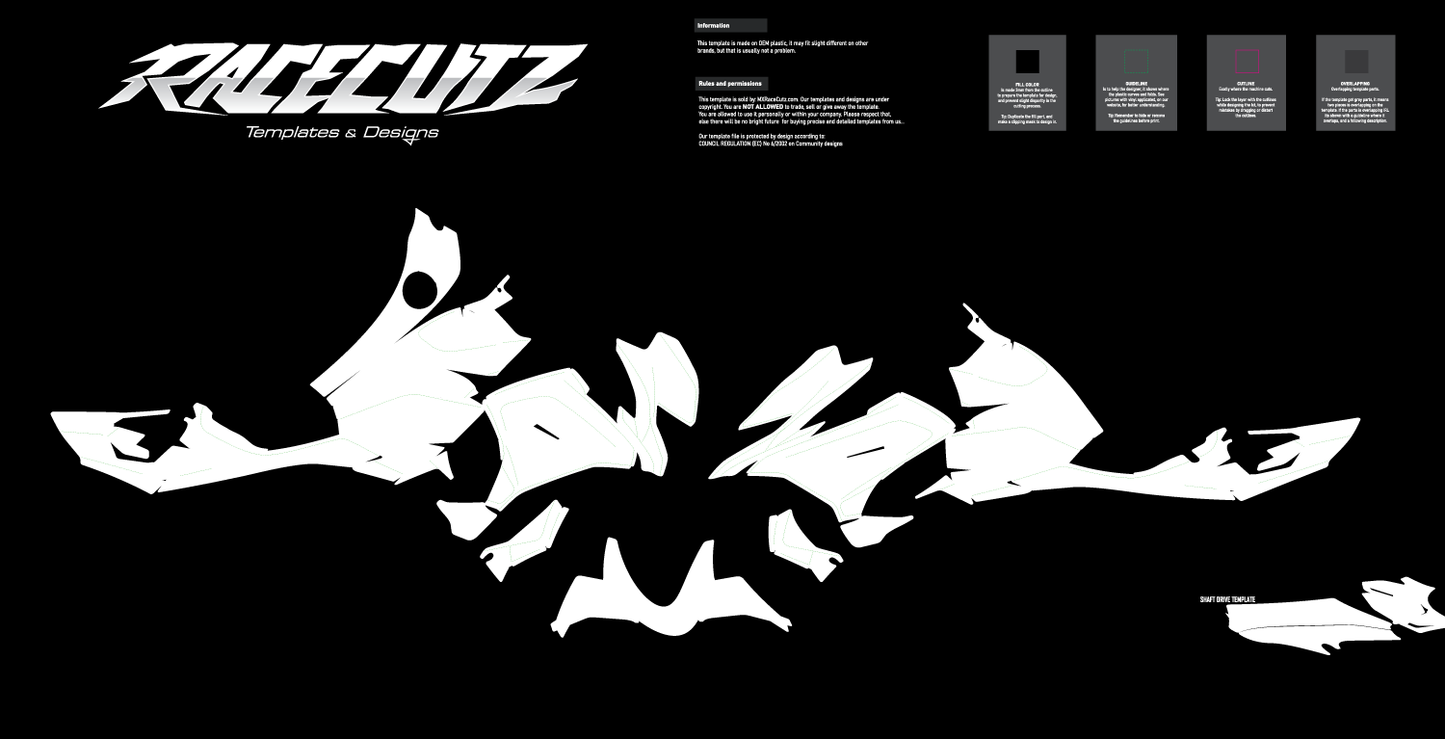 BMW R 1250 RT 2021-2025 TEMPLATE