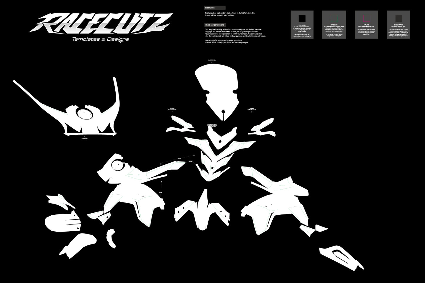 DUCATI MULTISTRADA 950 2017-2021 TEMPLATE