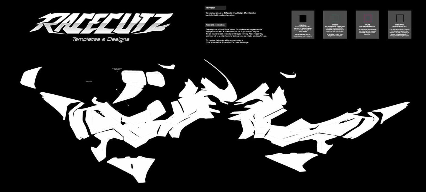 HONDA ADV 350 2022-2025 TEMPLATE