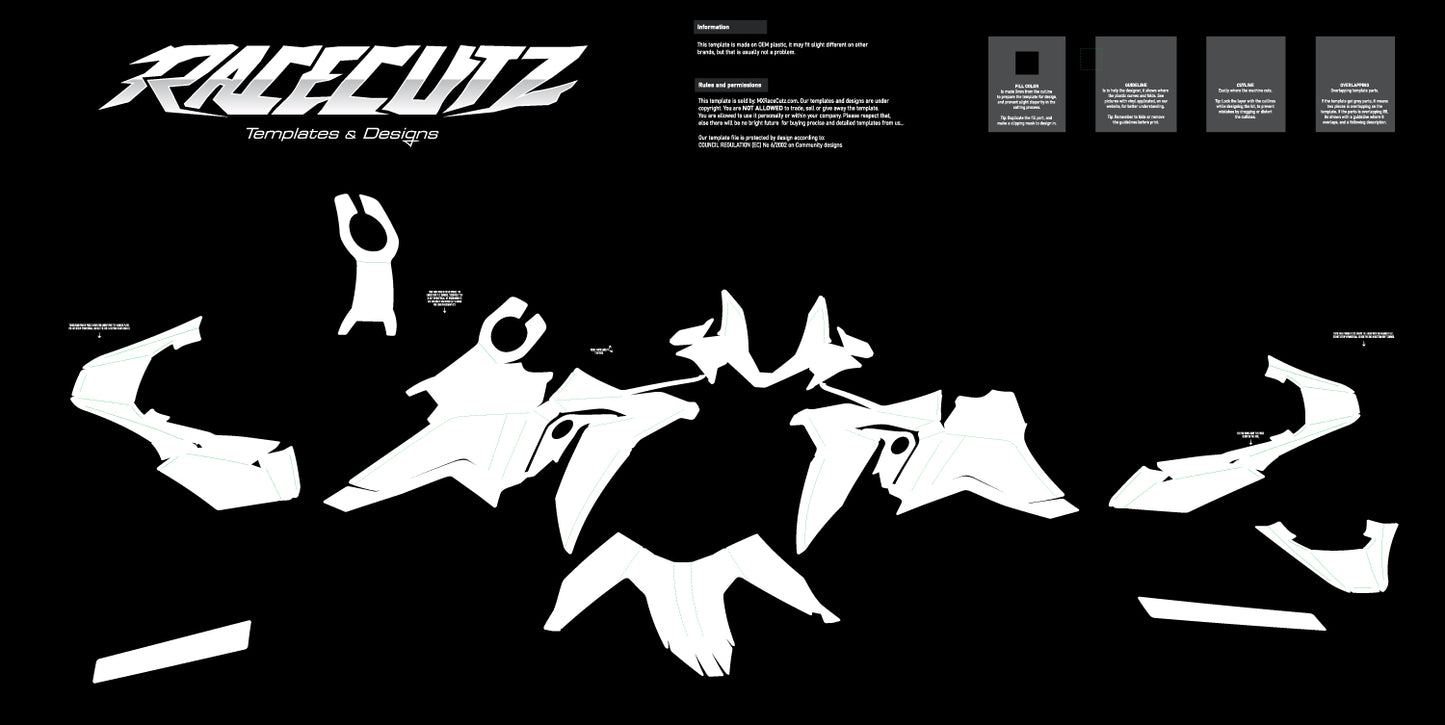 HONDA CRF 1100L AFRICA TWIN 2020-2023 TEMPLATE