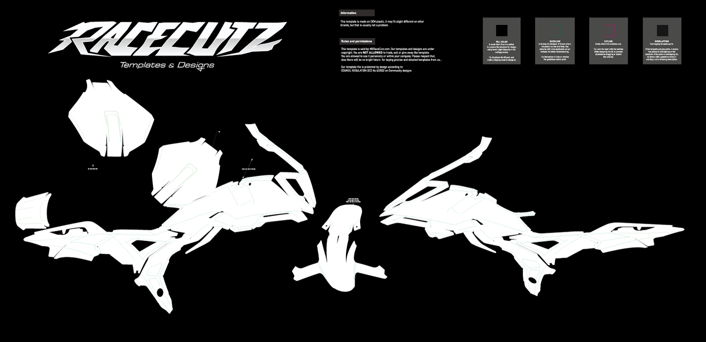 HONDA NC750X 2025 TEMPLATE