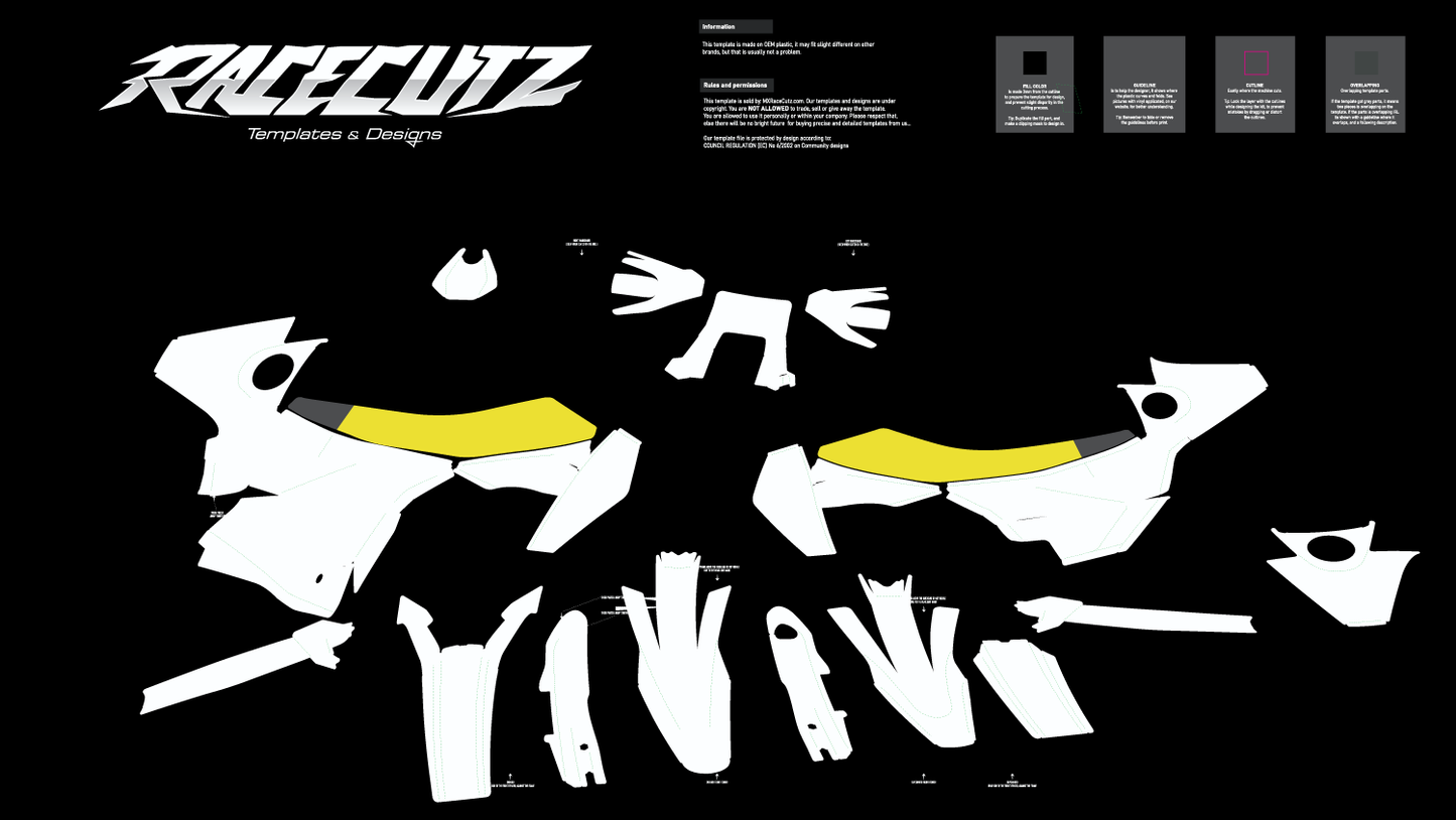 HUSQVARNA 701 SUPERMOTO & ENDURO 2025 TEMPLATE