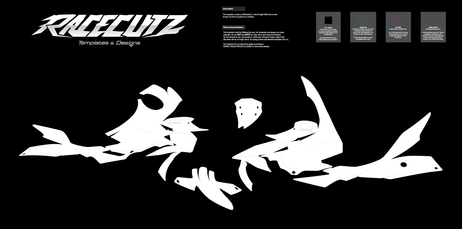 KAWASAKI Z500 2024-2026 TEMPLATE – RaceCutz