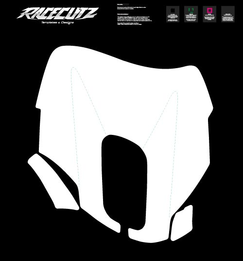 STARK FUTURE - VARG EX - HEADLIGHT MASK TEMPLATE