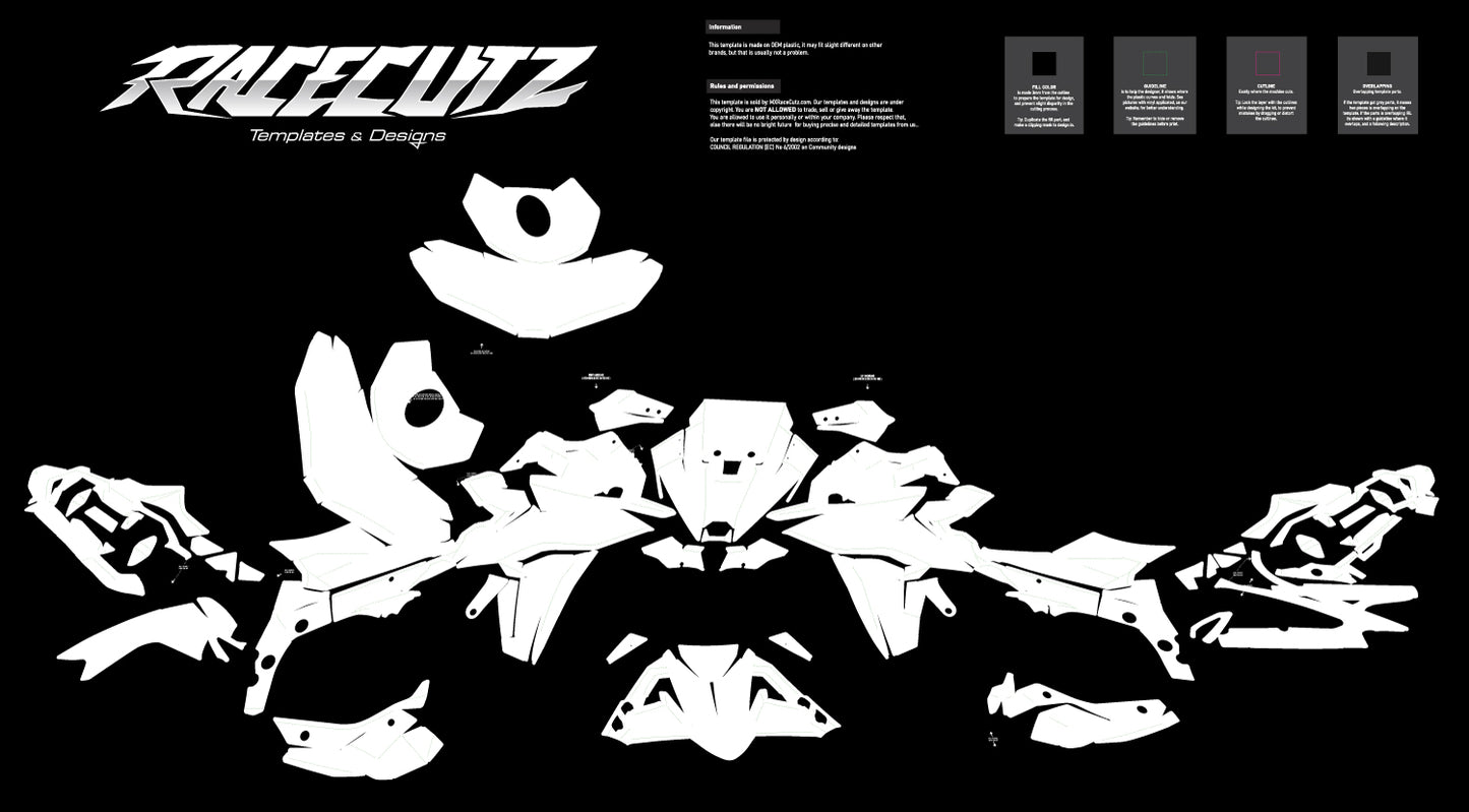 SUZUKI GSX-S 1000 GX 2024-2026 TEMPLATE