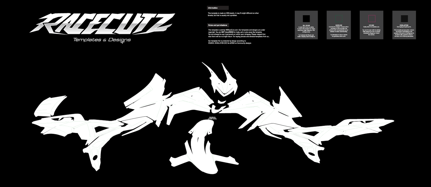 HONDA NC750X 2021-2024 TEMPLATE