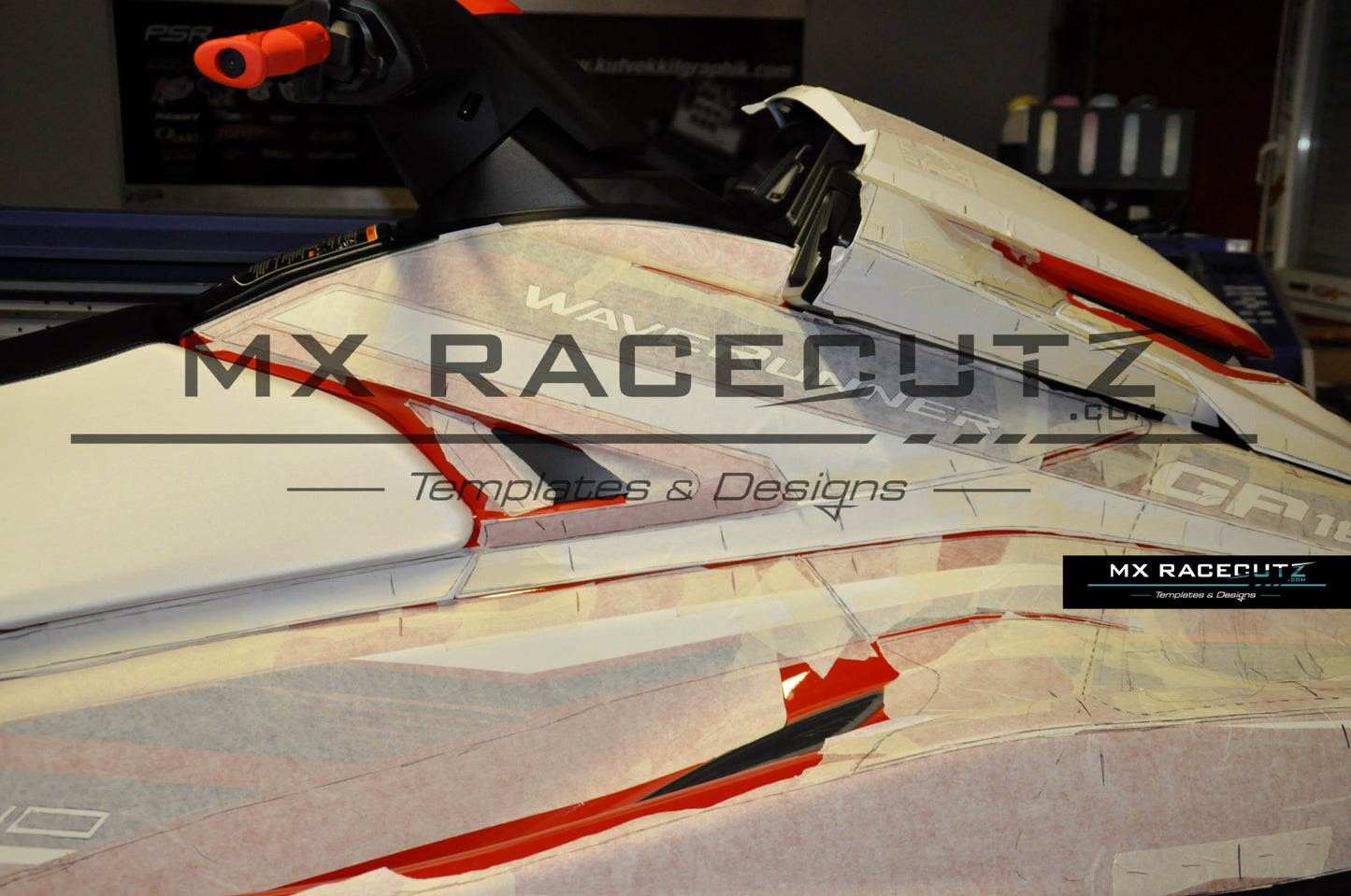 YAMAHA GP 1800 SVHO WAVERUNNER 2016-2020 TEMPLATE