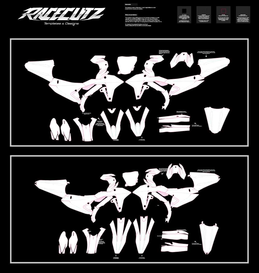 FANTIC XXF 250 & 450 2025 TEMPLATE