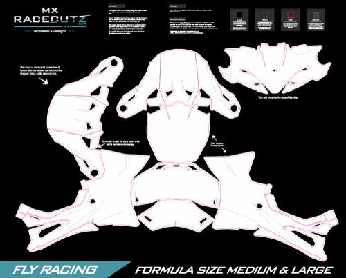 FLY Racing Formula Template - Size Medium & Large