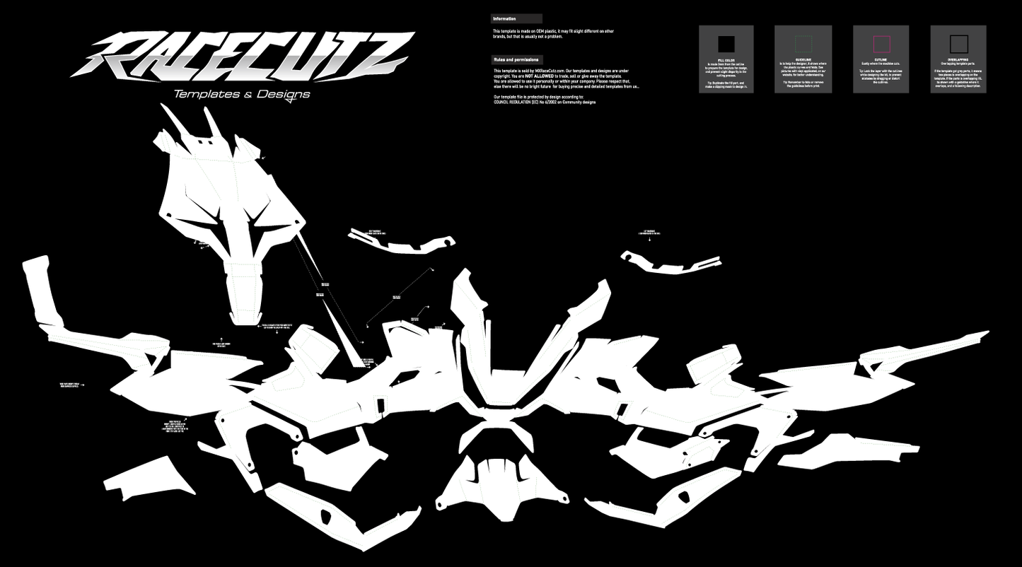 HONDA X-ADV 750 2025-2026 TEMPLATE