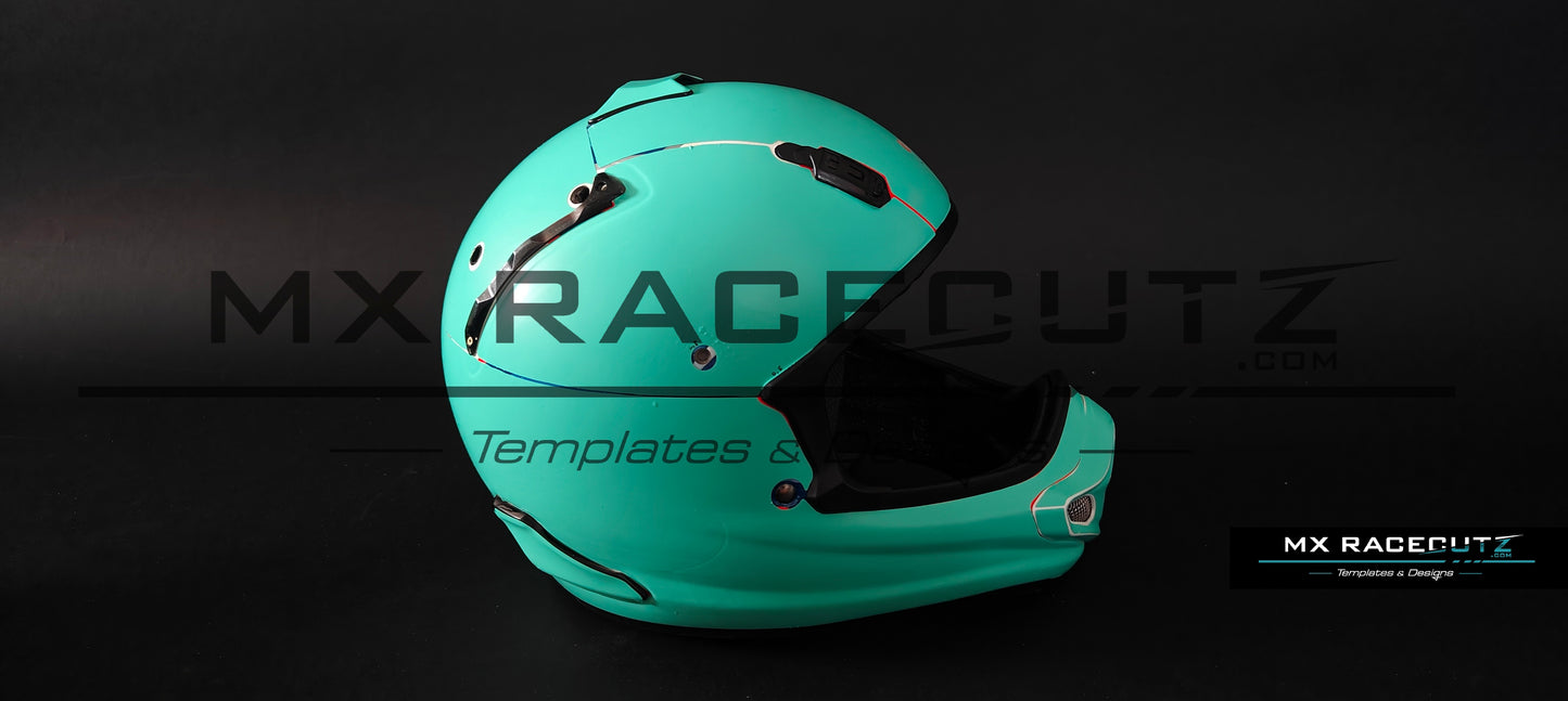 Arai MX-V - Size Medium & Large Template