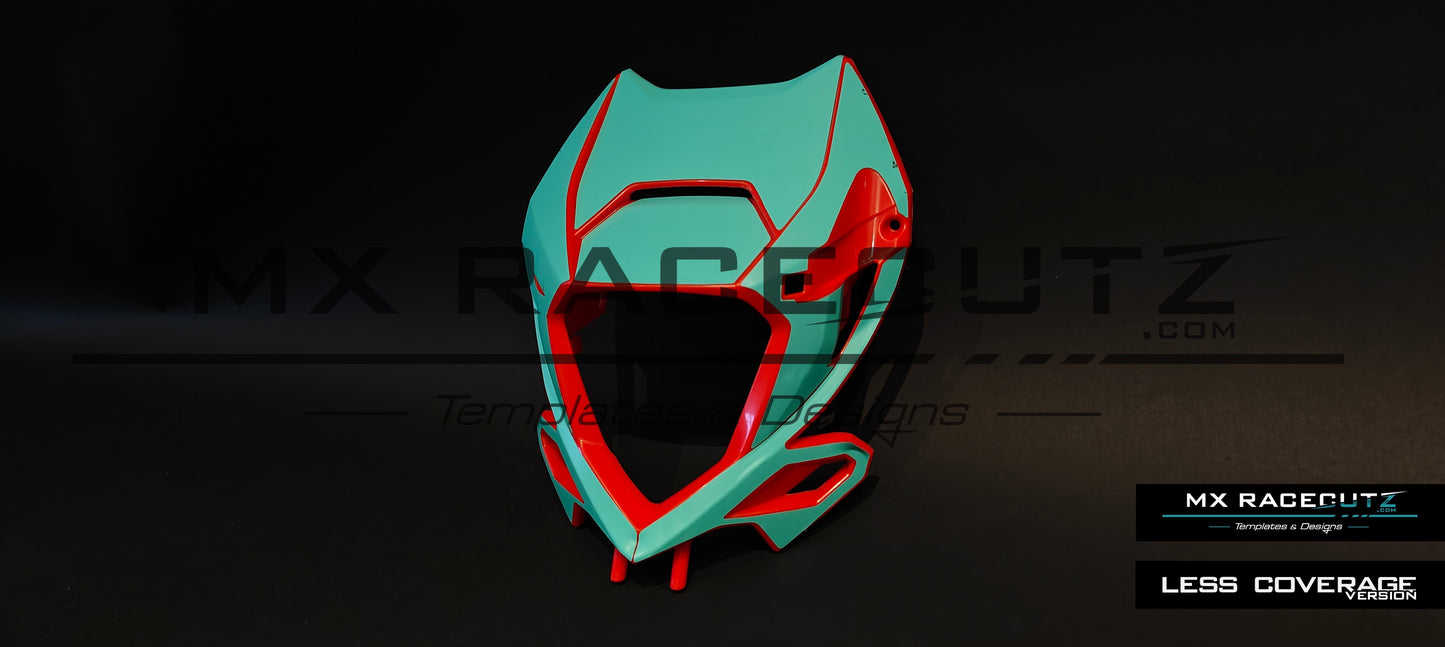 BETA RR 2020-2024 & XTRAINER 2020-2025 HEADLIGHT MASK TEMPLATE