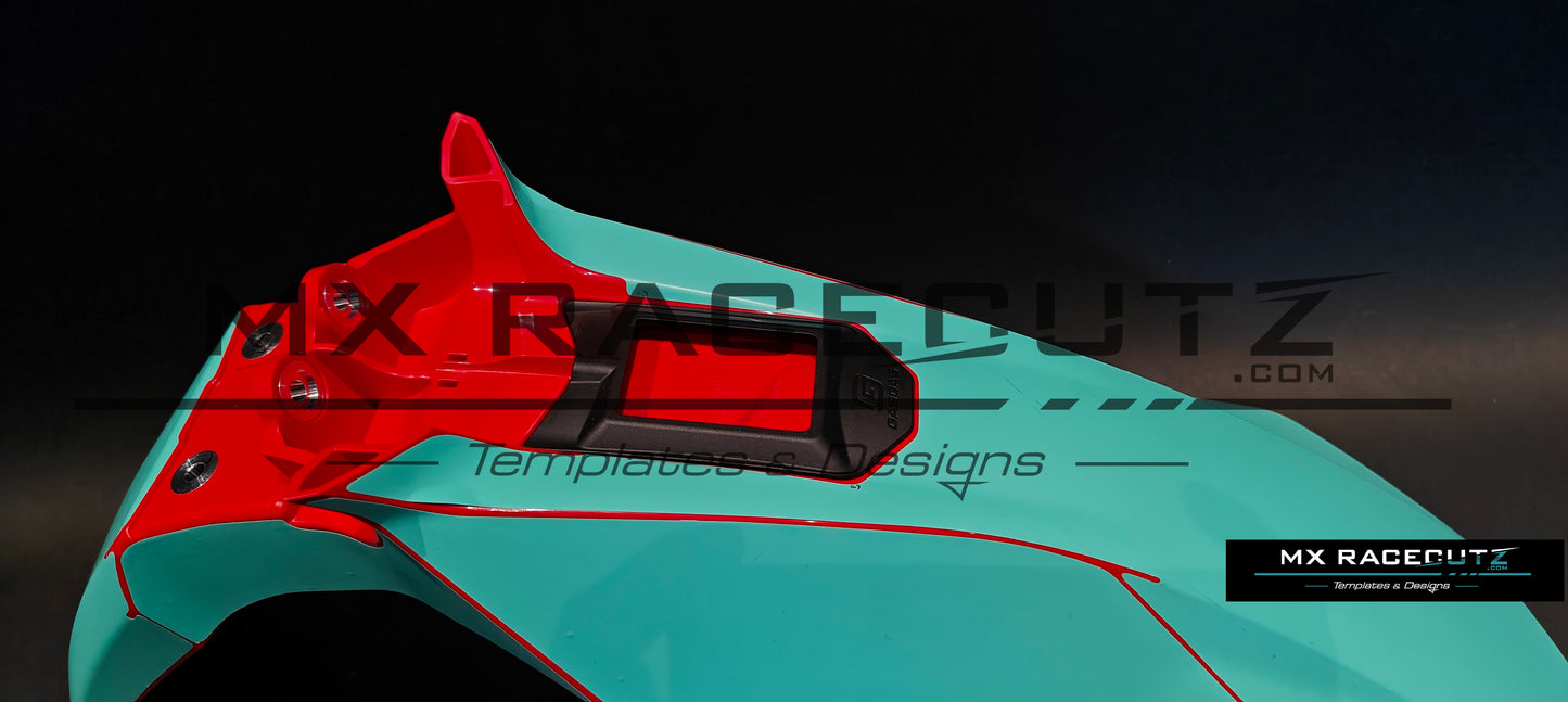 GASGAS MC 2024+ FRONT FENDER CONNECTIVITY UNIT GPS TEMPLATE