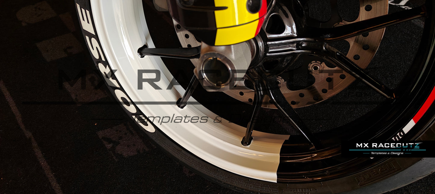 50/50 RIM WRAP - DUCATI HYPERMOTARD 698 17" INCH TEMPLATE